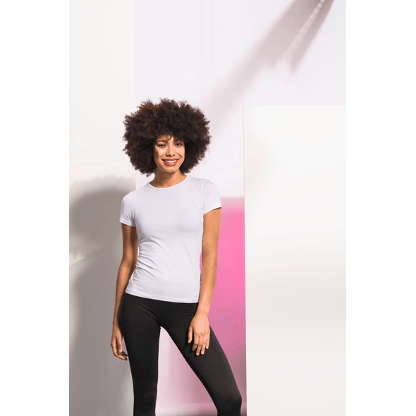 T-shirt de senhora com decote redondo feel good T-shirt de senhora com decote redondo feel good